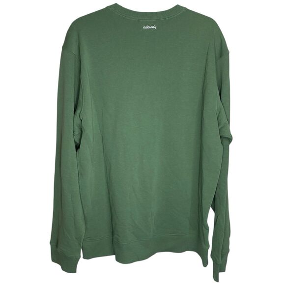 Allbirds Sweatshirt Mens XXL 2XL Green R&R Hazy Cargo Pullover Pima Cotton NWT - Picture 5 of 8